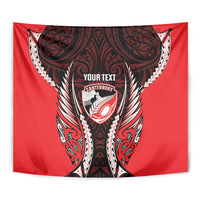 Canterbury 2026 Rugby Custom Tapestry NZ Maori Silver Fern