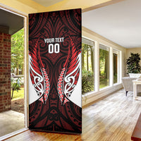 Counties Manukau 2026 Rugby Custom Door Cover NZ Maori Silver Fern