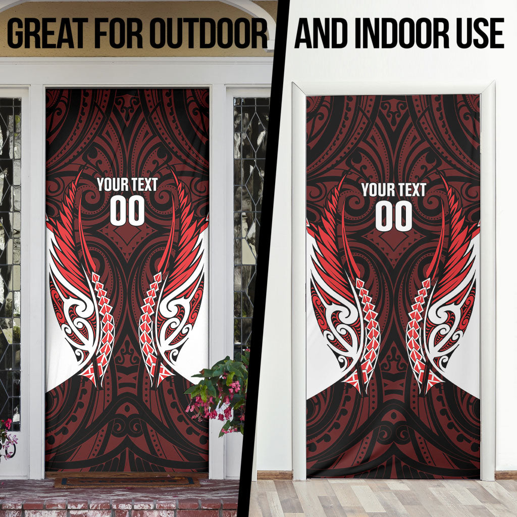 Counties Manukau 2026 Rugby Custom Door Cover NZ Maori Silver Fern