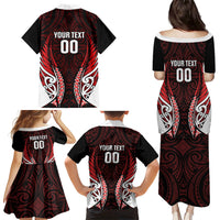 Counties Manukau 2026 Rugby Custom Family Matching Puletasi and Hawaiian Shirt NZ Maori Silver Fern