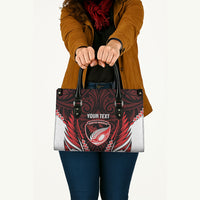 Counties Manukau 2026 Rugby Custom Leather Bag NZ Maori Silver Fern
