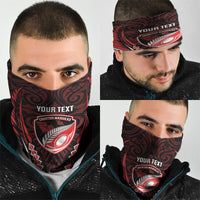 Counties Manukau 2026 Rugby Custom Neck Gaiter NZ Maori Silver Fern