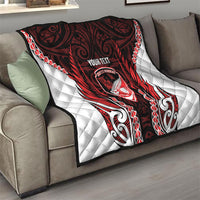Counties Manukau 2026 Rugby Custom Quilt NZ Maori Silver Fern