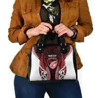 Counties Manukau 2026 Rugby Custom Shoulder Handbag NZ Maori Silver Fern