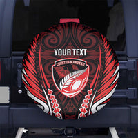 Counties Manukau 2026 Rugby Custom Spare Tire Cover NZ Maori Silver Fern