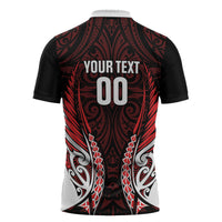 Counties Manukau 2026 Rugby Custom Zipper Polo Shirt NZ Maori Silver Fern