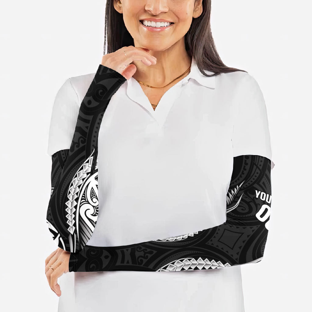 Hawke's Bay 2026 Rugby Custom Arm Sleeves NZ Maori Silver Fern