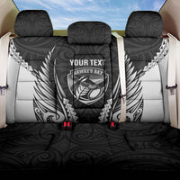 Hawke's Bay 2026 Rugby Custom Back Car Seat Cover NZ Maori Silver Fern