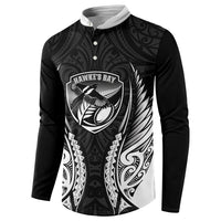 Hawke's Bay 2026 Rugby Custom Button Sweatshirt NZ Maori Silver Fern