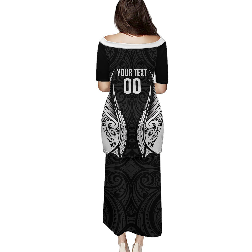 Hawke's Bay 2026 Rugby Custom Family Matching Puletasi and Hawaiian Shirt NZ Maori Silver Fern