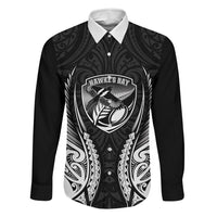 Hawke's Bay 2026 Rugby Custom Family Matching Summer Maxi Dress and Hawaiian Shirt NZ Maori Silver Fern