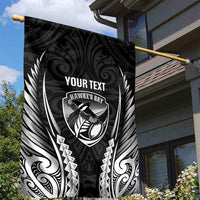 Hawke's Bay 2026 Rugby Custom Garden Flag NZ Maori Silver Fern