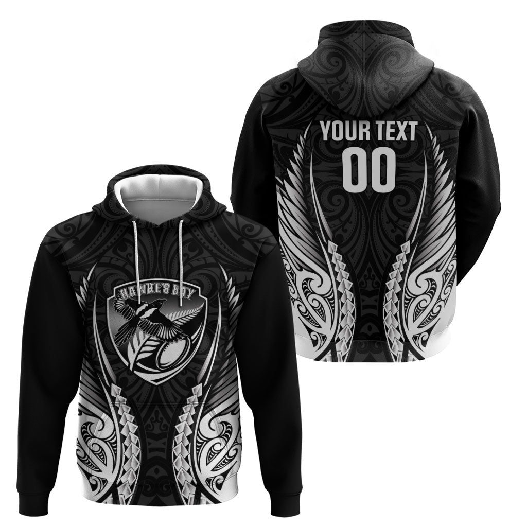 Hawke's Bay 2026 Rugby Custom Hoodie NZ Maori Silver Fern