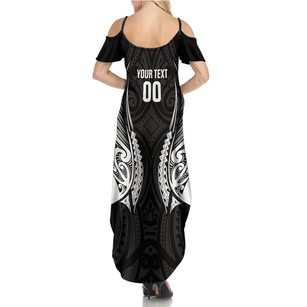 Hawke's Bay 2026 Rugby Custom Summer Maxi Dress NZ Maori Silver Fern