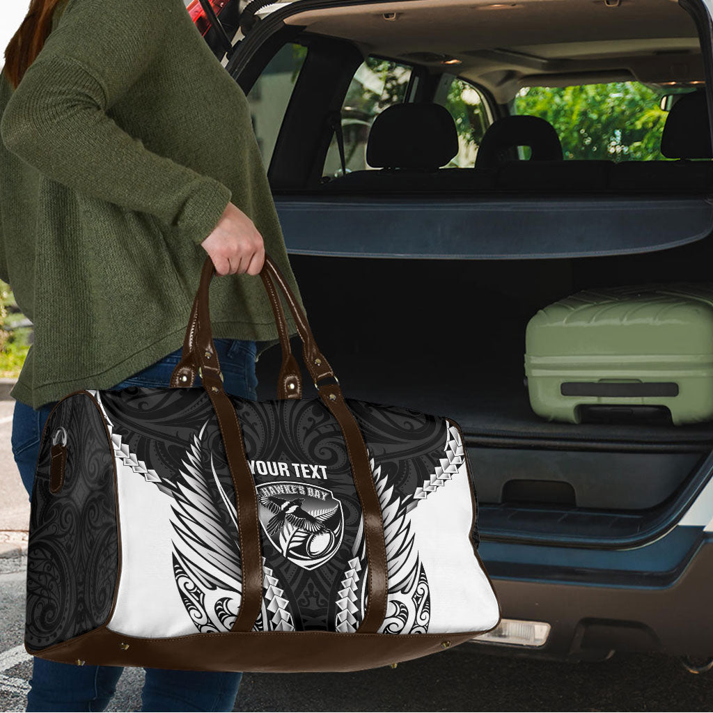 Hawke's Bay 2026 Rugby Custom Travel Bag NZ Maori Silver Fern