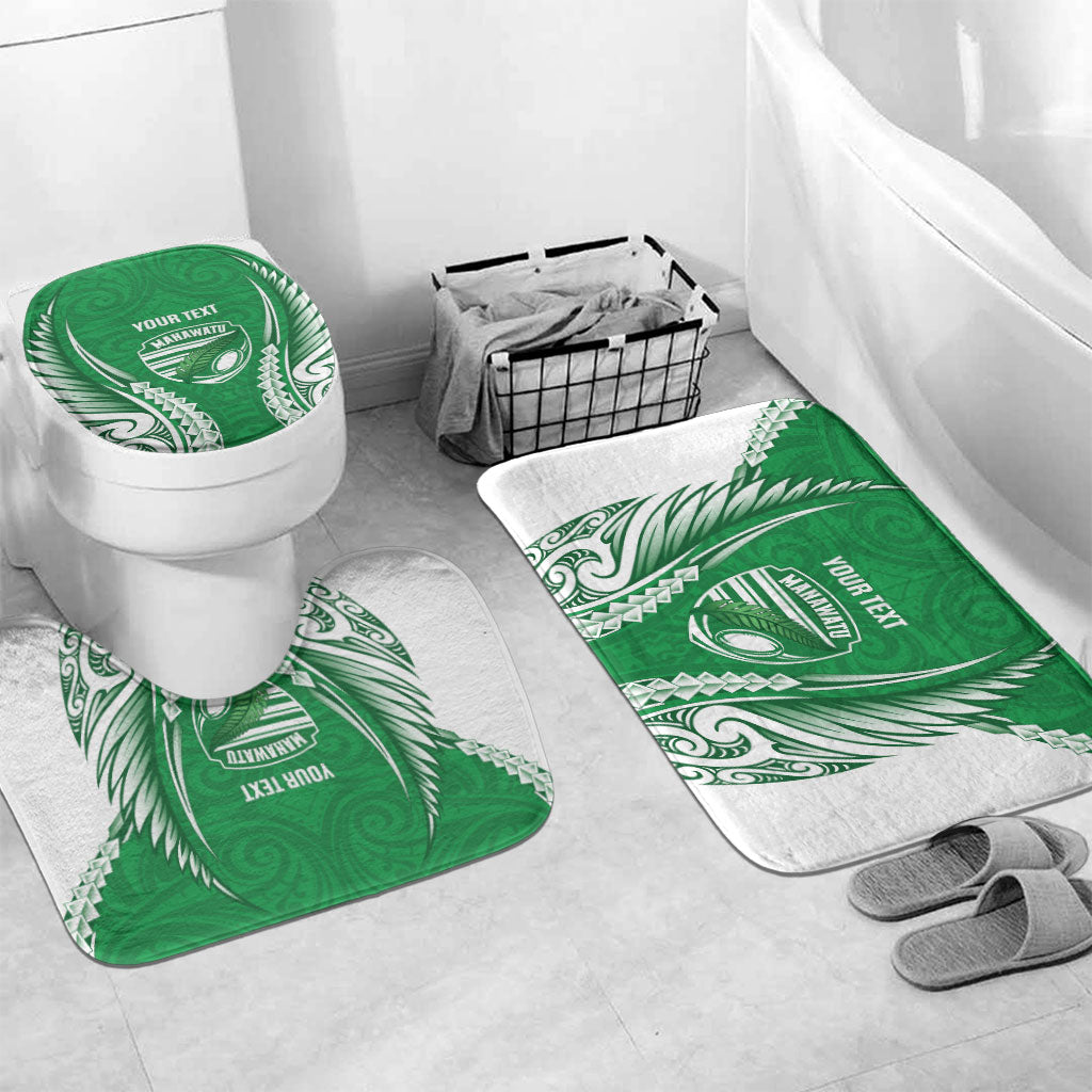 Manawatu 2026 Rugby Custom Bathroom Set NZ Maori Silver Fern