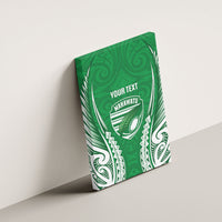 Manawatu 2026 Rugby Custom Canvas Wall Art NZ Maori Silver Fern