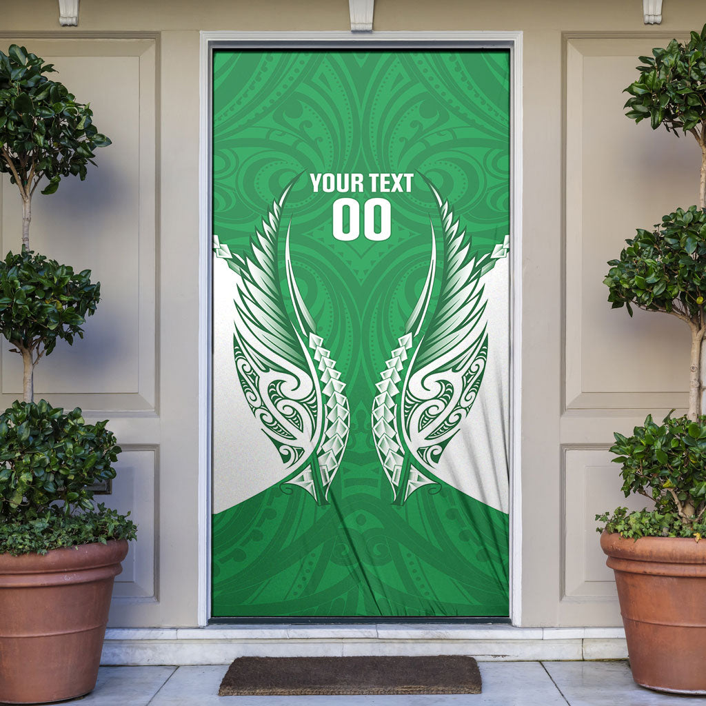 Manawatu 2026 Rugby Custom Door Cover NZ Maori Silver Fern