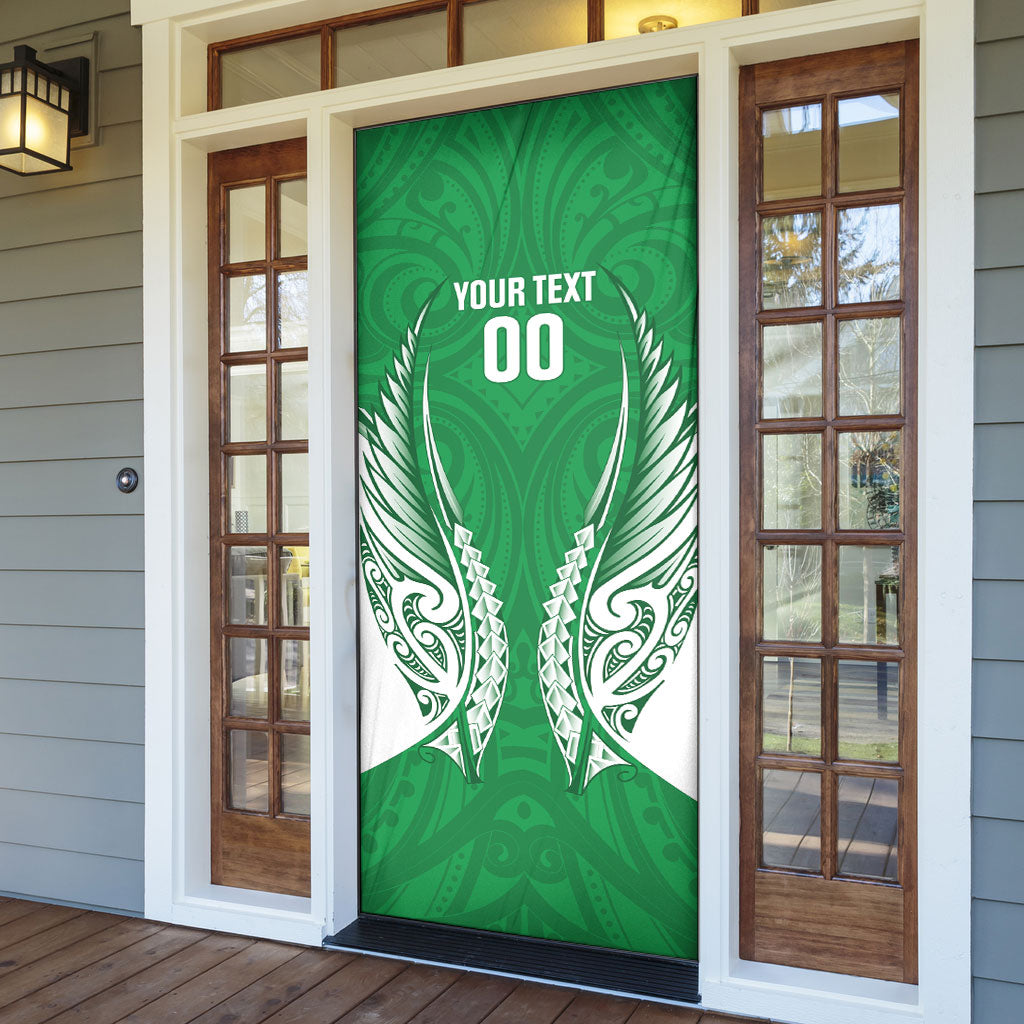 Manawatu 2026 Rugby Custom Door Cover NZ Maori Silver Fern