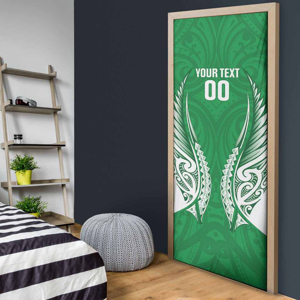 Manawatu 2026 Rugby Custom Door Cover NZ Maori Silver Fern