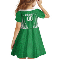 Manawatu 2026 Rugby Custom Family Matching Off Shoulder Maxi Dress and Hawaiian Shirt NZ Maori Silver Fern