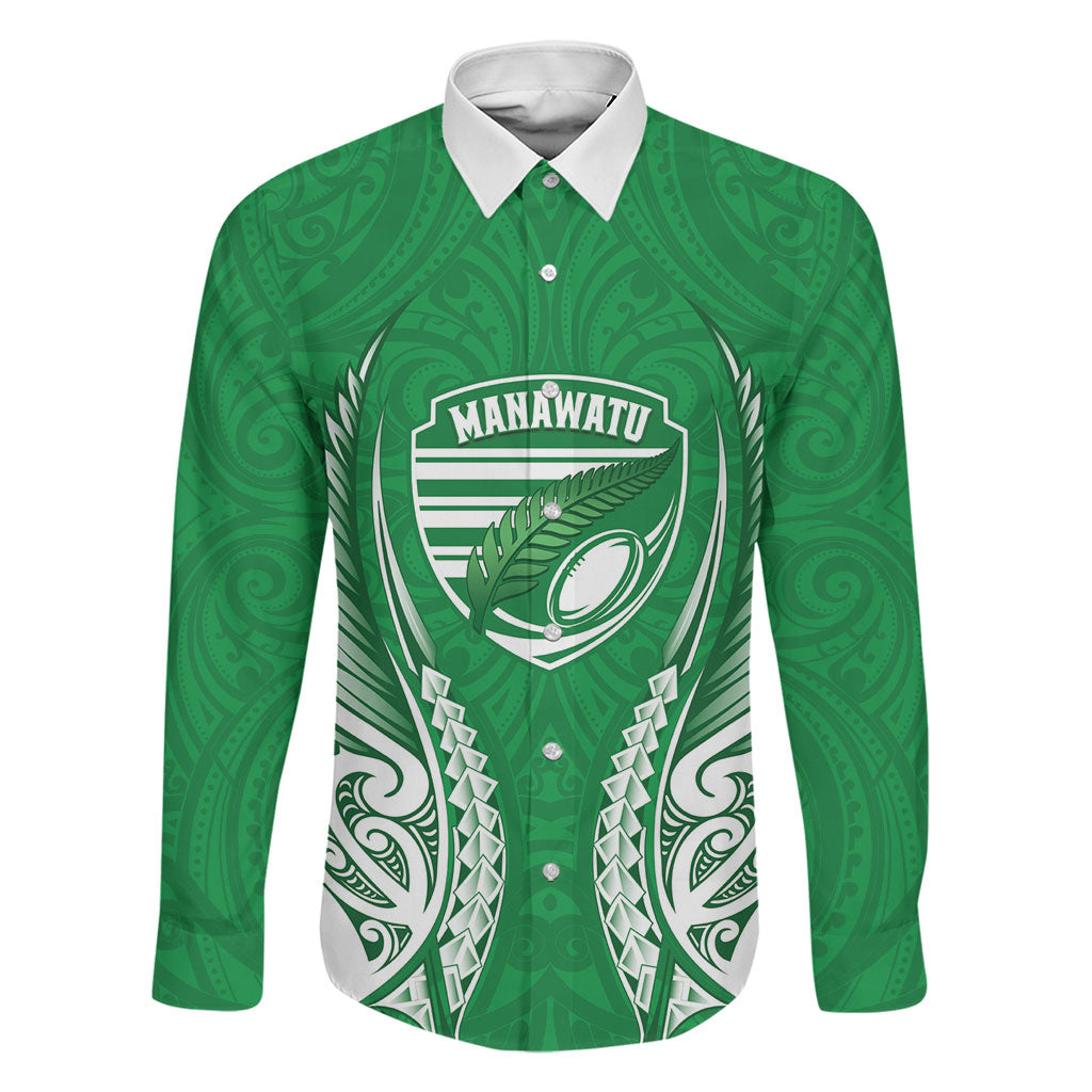 Manawatu 2026 Rugby Custom Family Matching Off Shoulder Maxi Dress and Hawaiian Shirt NZ Maori Silver Fern