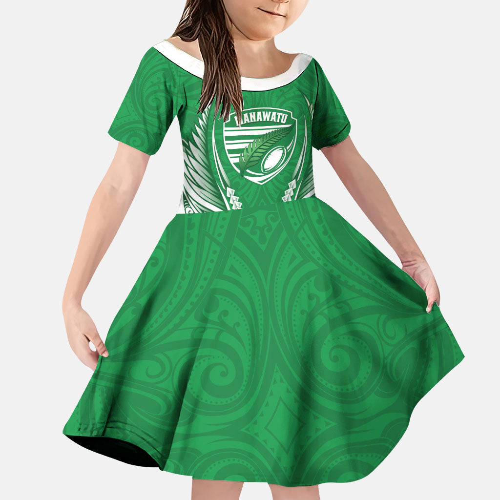 Manawatu 2026 Rugby Custom Family Matching Summer Maxi Dress and Hawaiian Shirt NZ Maori Silver Fern