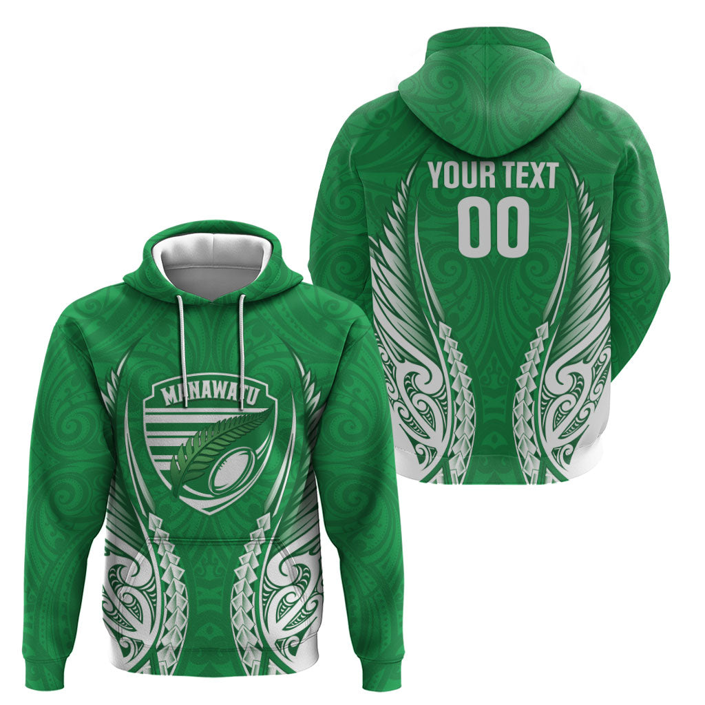 Manawatu 2026 Rugby Custom Hoodie NZ Maori Silver Fern