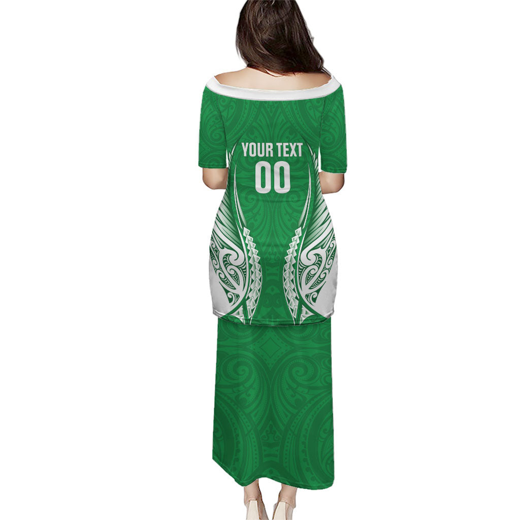 Manawatu 2026 Rugby Custom Puletasi NZ Maori Silver Fern
