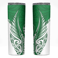 Manawatu 2026 Rugby Custom Skinny Tumbler NZ Maori Silver Fern