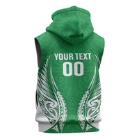 Manawatu 2026 Rugby Custom Sleeveless Hoodie NZ Maori Silver Fern