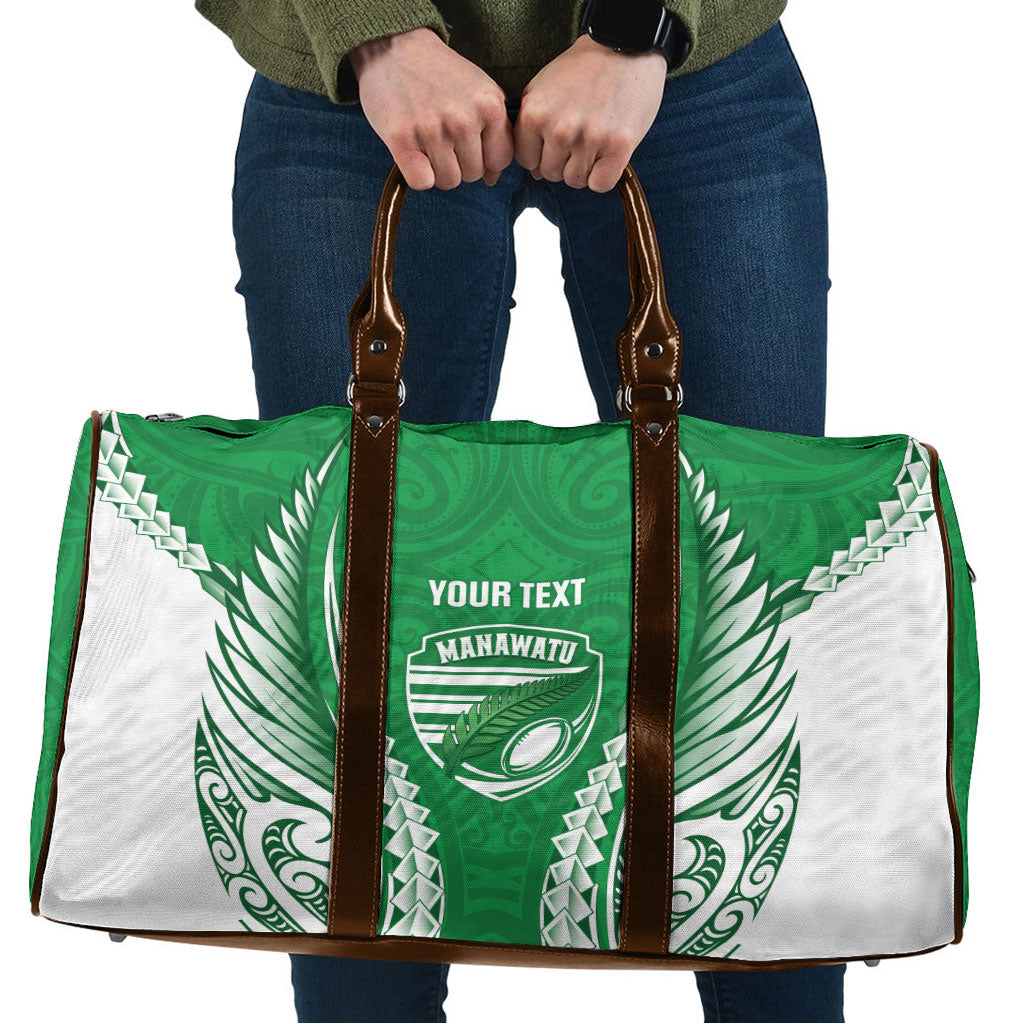 Manawatu 2026 Rugby Custom Travel Bag NZ Maori Silver Fern