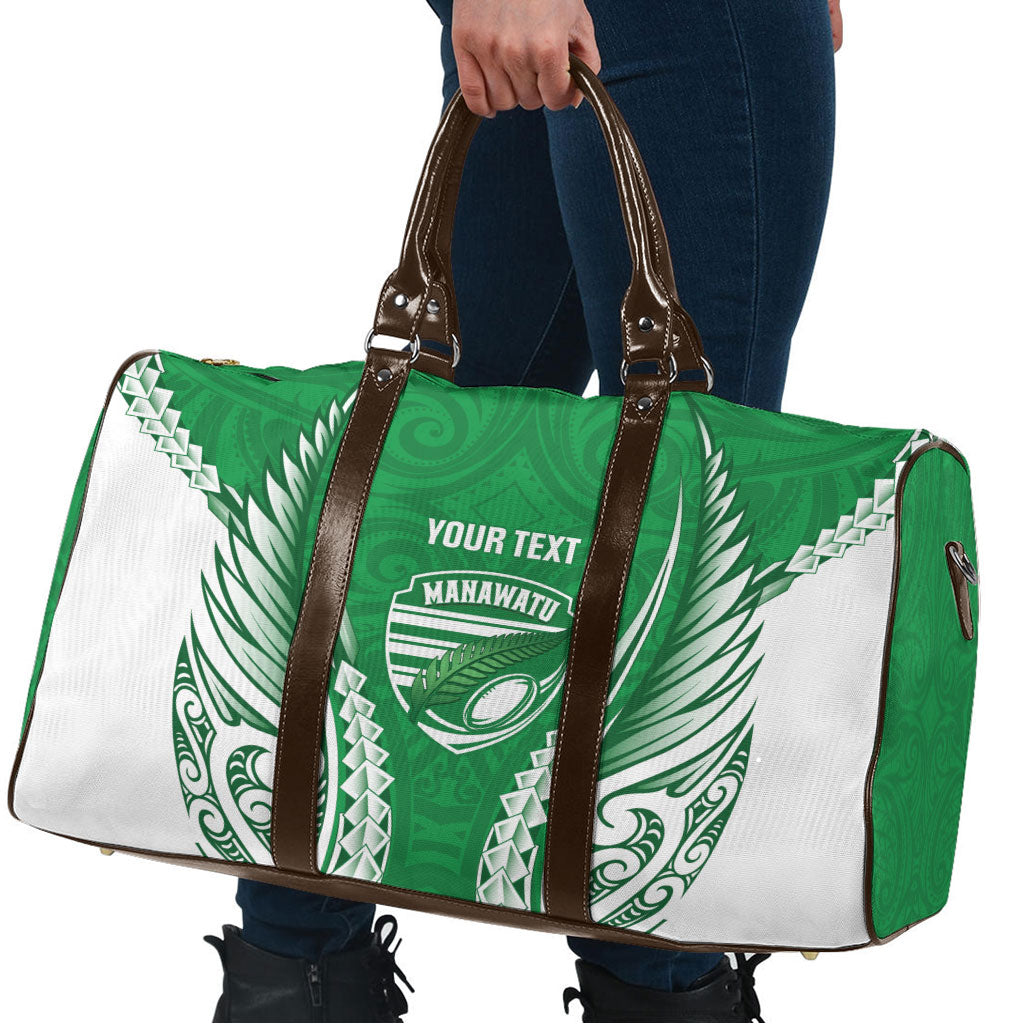 Manawatu 2026 Rugby Custom Travel Bag NZ Maori Silver Fern