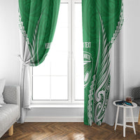 Manawatu 2026 Rugby Custom Window Curtain NZ Maori Silver Fern