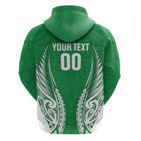 Manawatu 2026 Rugby Custom Zip Hoodie NZ Maori Silver Fern