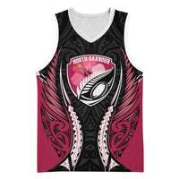 North Harbour 2026 Rugby Custom Basketball Jersey NZ Maori Silver Fern