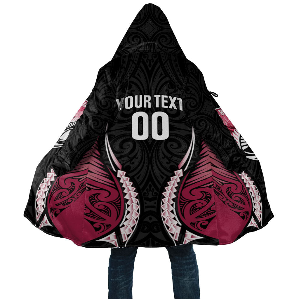 North Harbour 2026 Rugby Custom Cloak NZ Maori Silver Fern