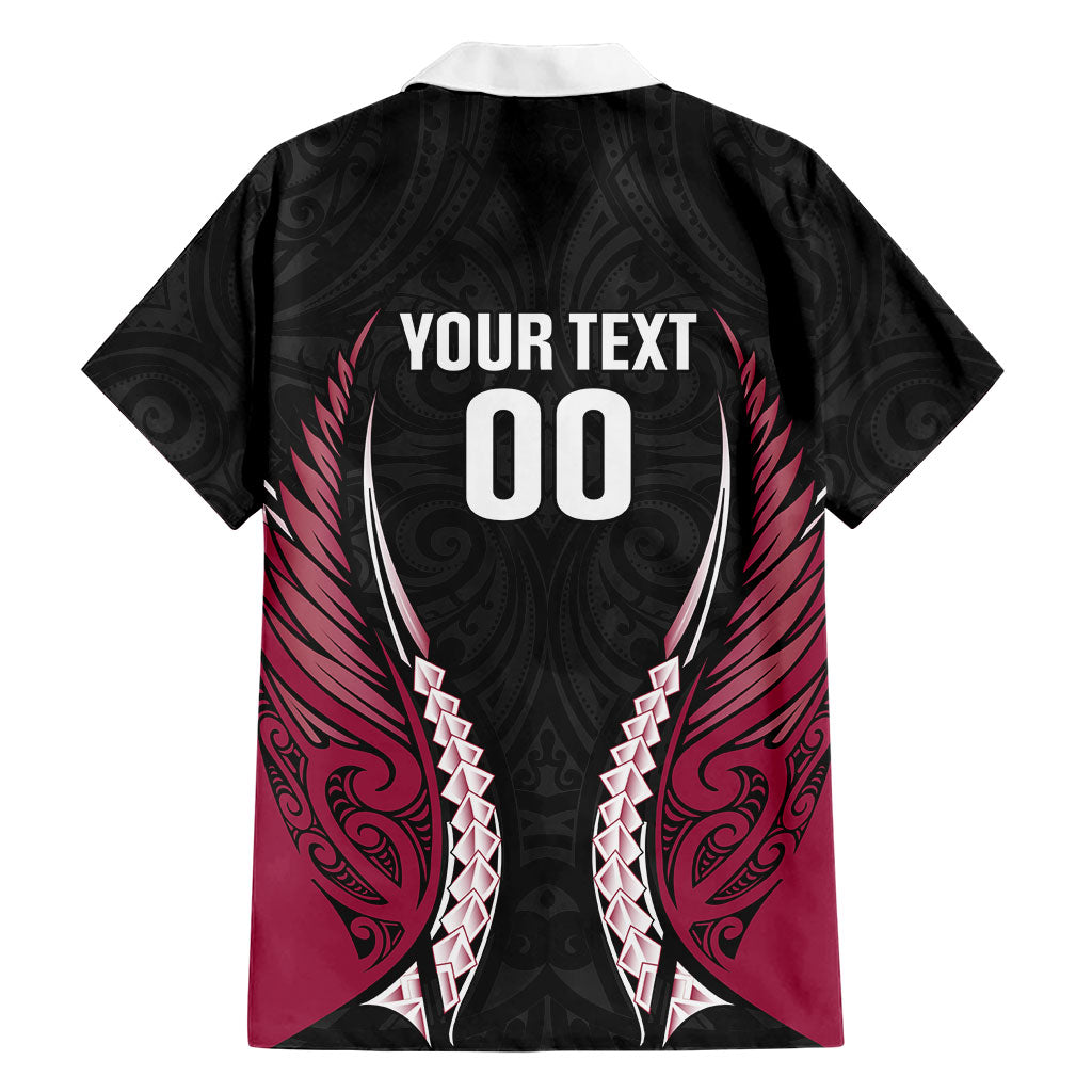 North Harbour 2026 Rugby Custom Family Matching Off Shoulder Short Dress and Hawaiian Shirt NZ Maori Silver Fern