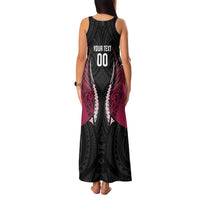 North Harbour 2026 Rugby Custom Family Matching Tank Maxi Dress and Hawaiian Shirt NZ Maori Silver Fern