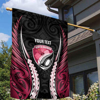 North Harbour 2026 Rugby Custom Garden Flag NZ Maori Silver Fern