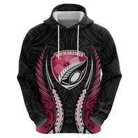 North Harbour 2026 Rugby Custom Hoodie NZ Maori Silver Fern