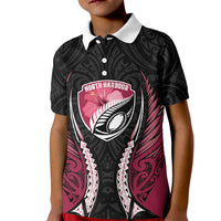 North Harbour 2026 Rugby Custom Kid Polo Shirt NZ Maori Silver Fern