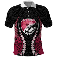 North Harbour 2026 Rugby Custom Polo Shirt NZ Maori Silver Fern