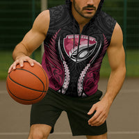 North Harbour 2026 Rugby Custom Sleeveless Zip Hoodie NZ Maori Silver Fern