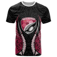 North Harbour 2026 Rugby Custom T Shirt NZ Maori Silver Fern