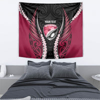 North Harbour 2026 Rugby Custom Tapestry NZ Maori Silver Fern