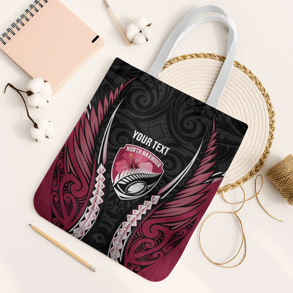 North Harbour 2026 Rugby Custom Tote Bag NZ Maori Silver Fern