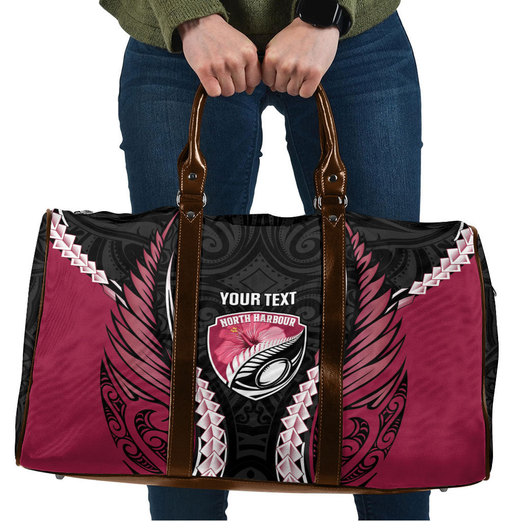 North Harbour 2026 Rugby Custom Travel Bag NZ Maori Silver Fern