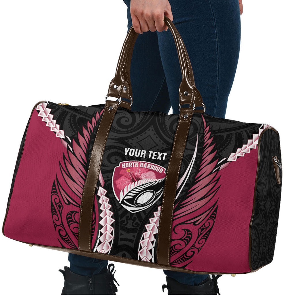 North Harbour 2026 Rugby Custom Travel Bag NZ Maori Silver Fern