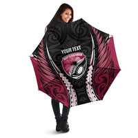 North Harbour 2026 Rugby Custom Umbrella NZ Maori Silver Fern
